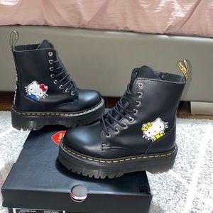 SOLD!!!! Dr. Martens Hello Kitty Jadon Platforms